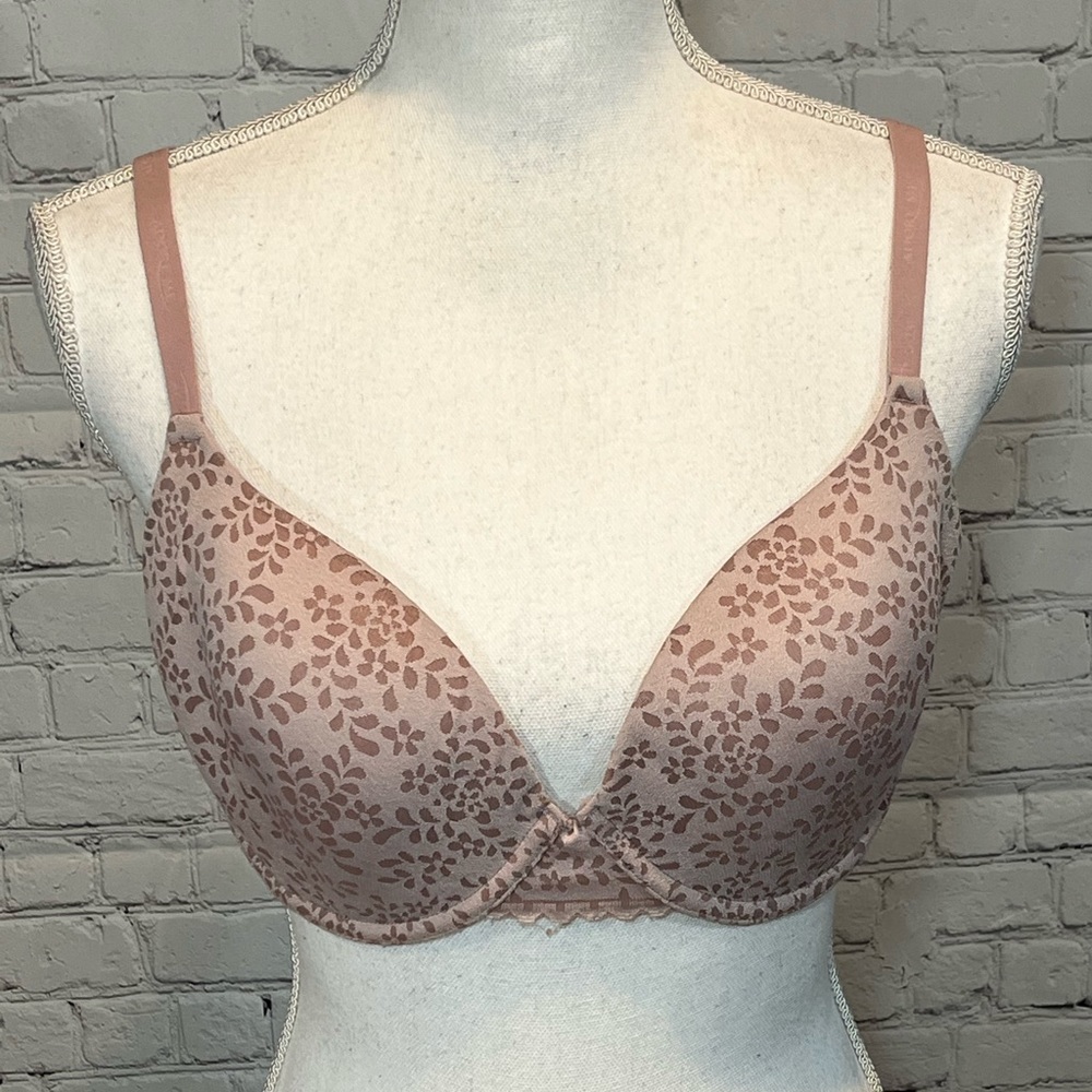 ADORE ME Bra Underwire Lightly Padded Pink Floral-34D